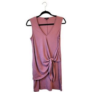 Drew Women's Mauve Tie Front Modal Blend Dress Size M